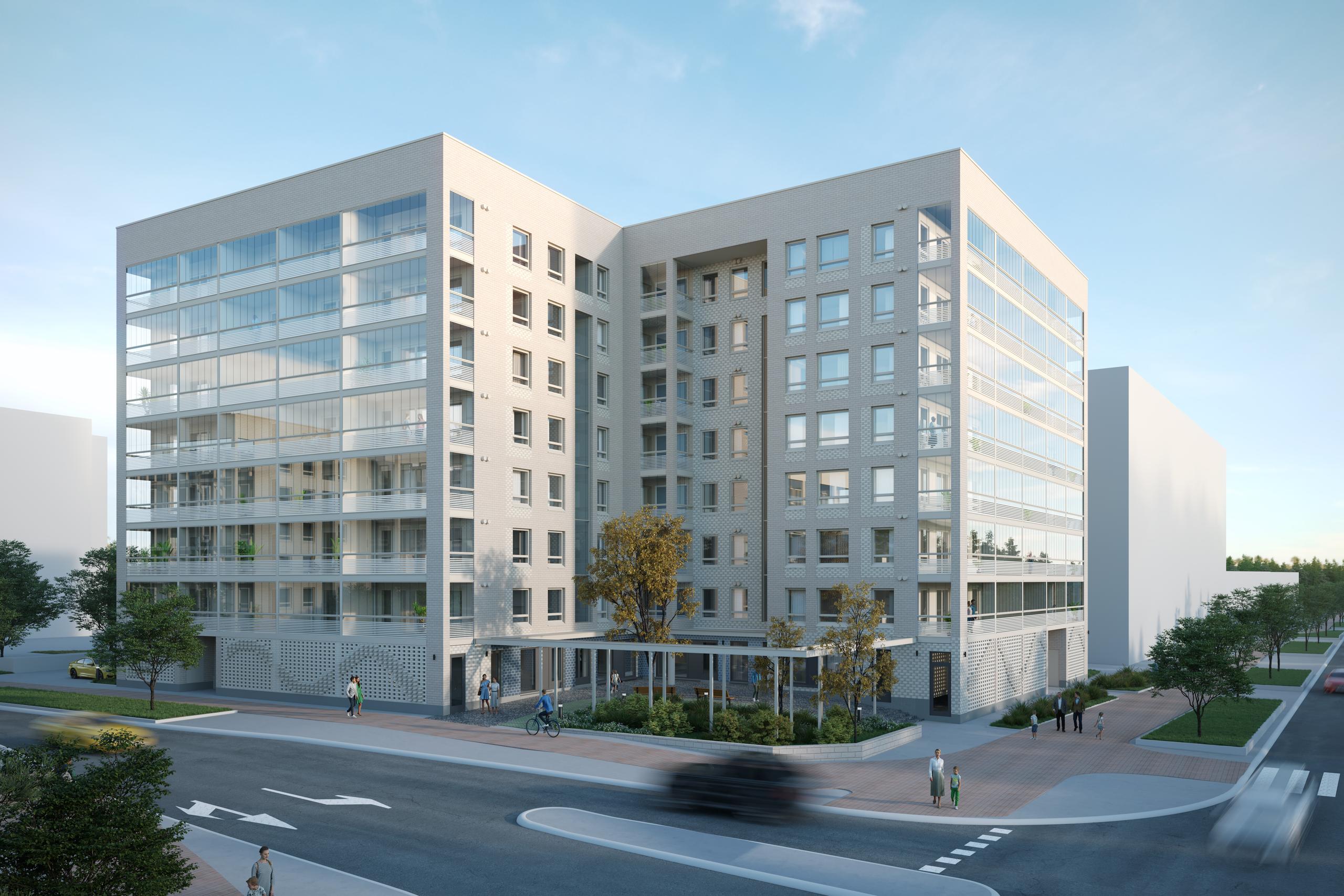 Aurinkotuuli ja Kuunhohde kadulta Finnoo Espoo